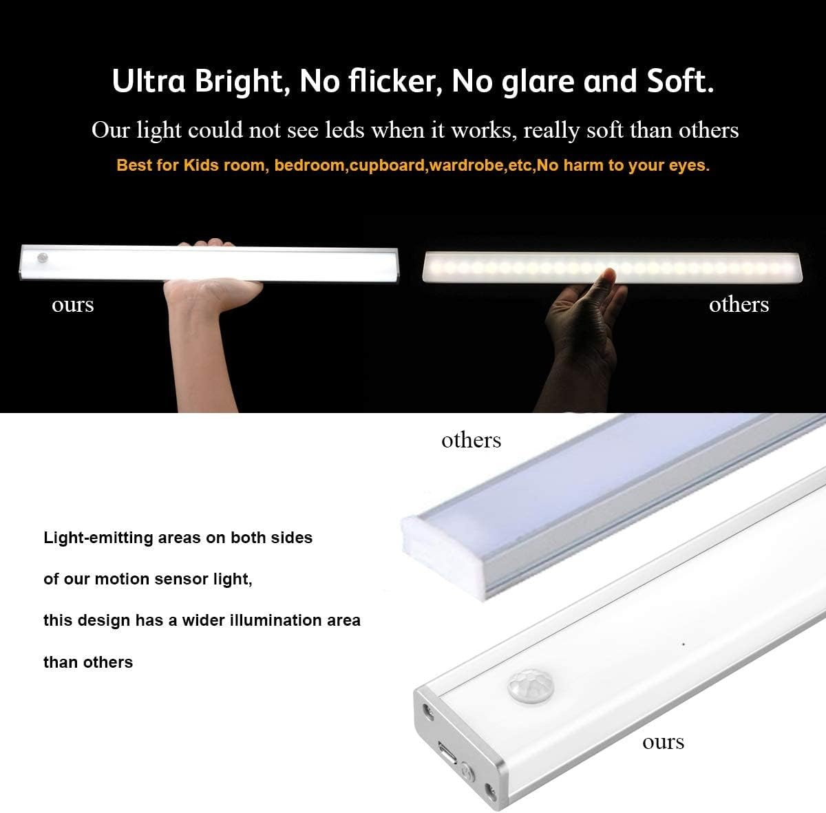 luz portátil con sensor