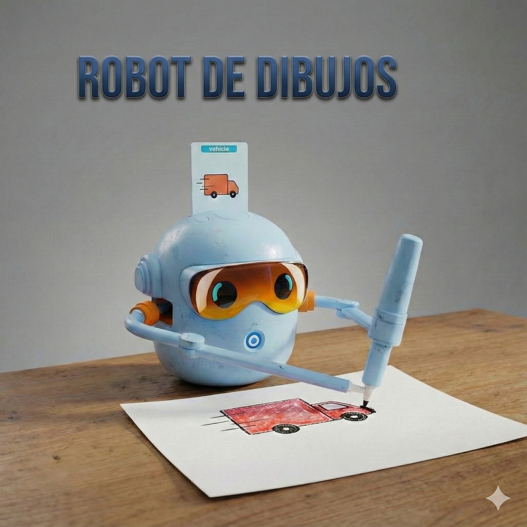 robot de dibujos