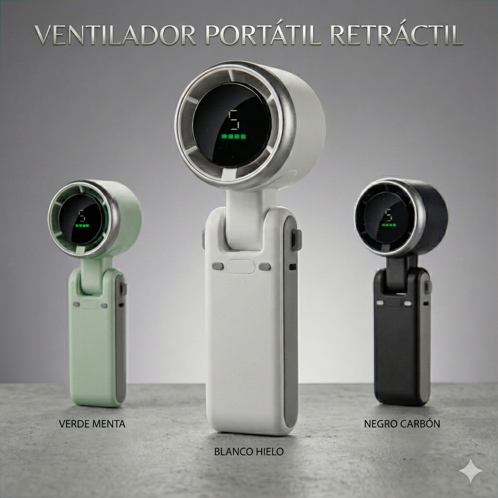 ventilador retráctil personal