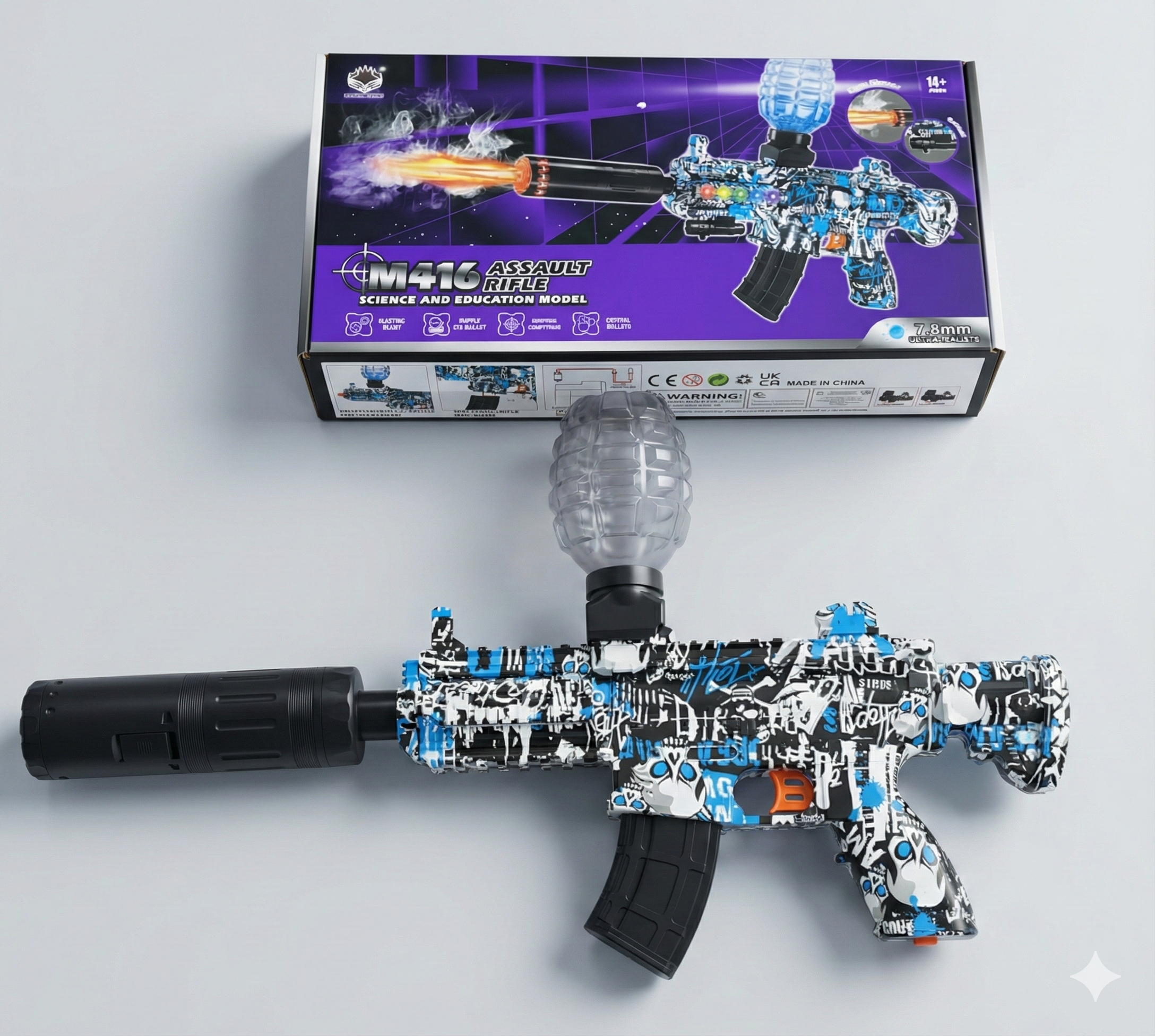 pistola hidrogel con luz