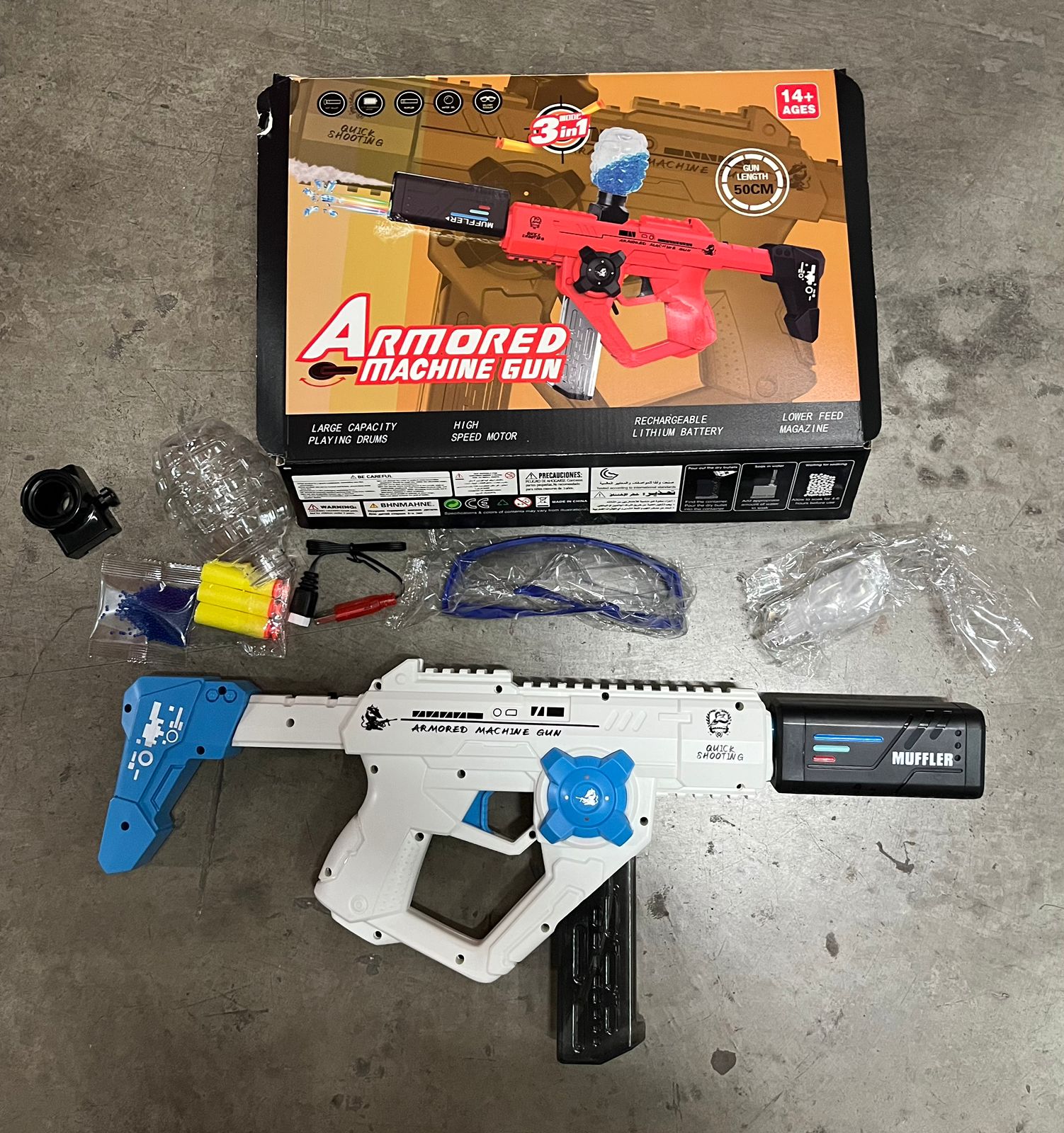 pistola hidrogel 3 en 1