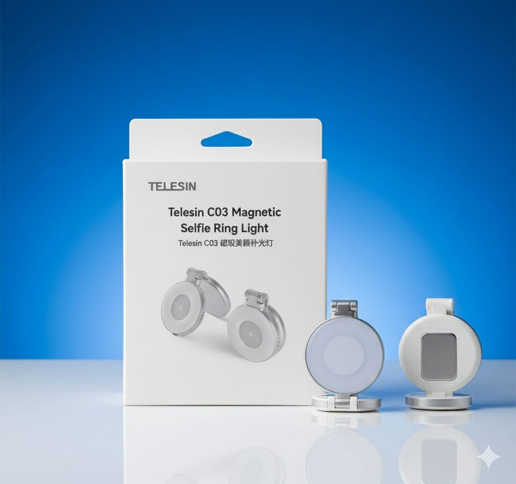 luz magnética para selfies